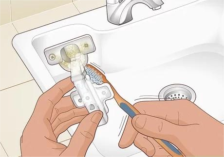 cleaning cabinet hinge