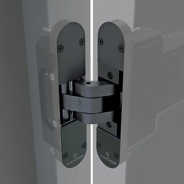 concealed self-closing door hinge