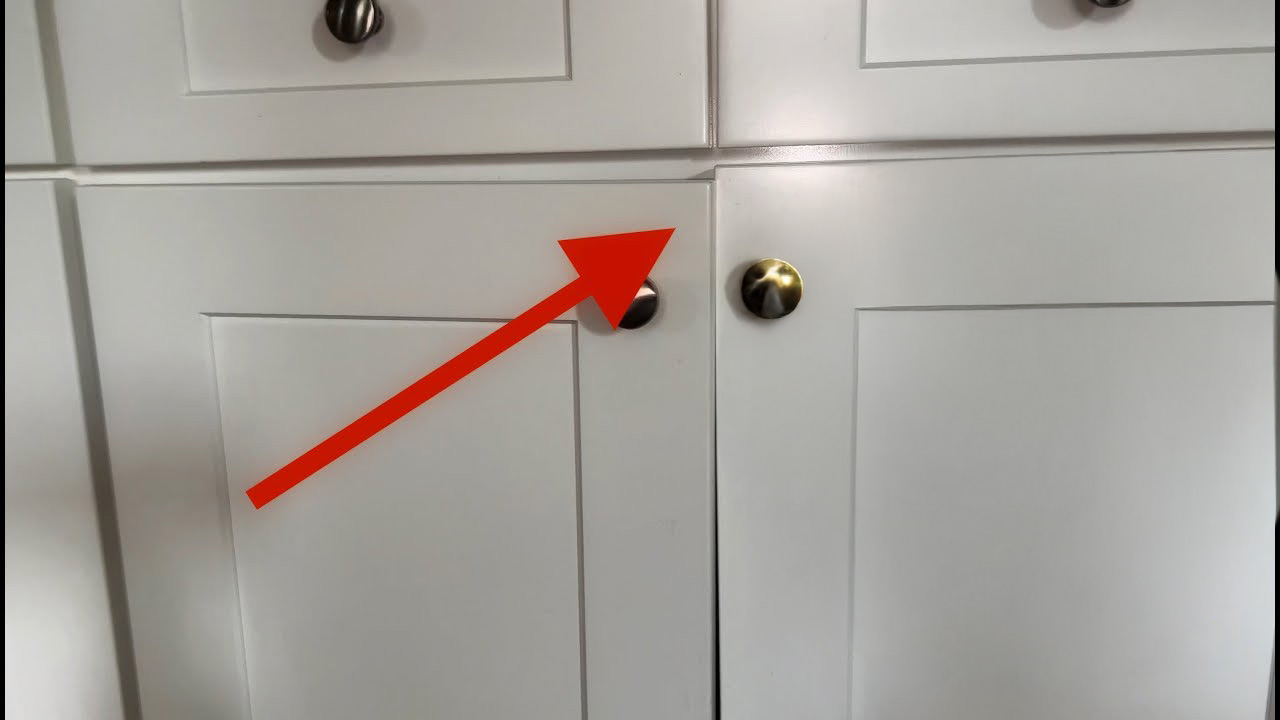 misaligned cabinet doors